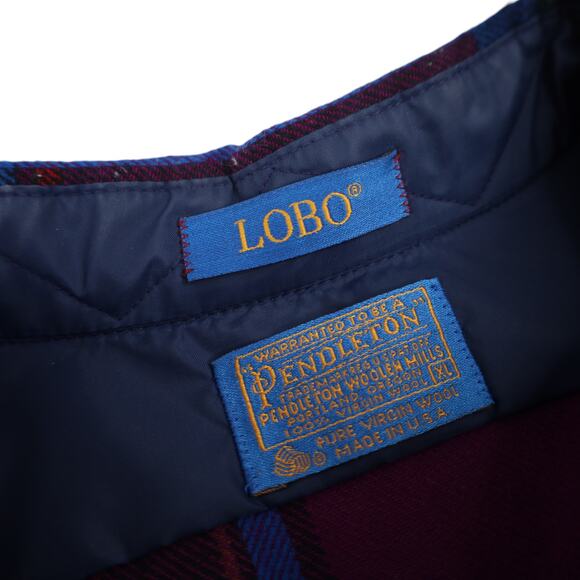 Vintage Lobo Pendleton %100 Wool Shirt - Picture 7 of 9